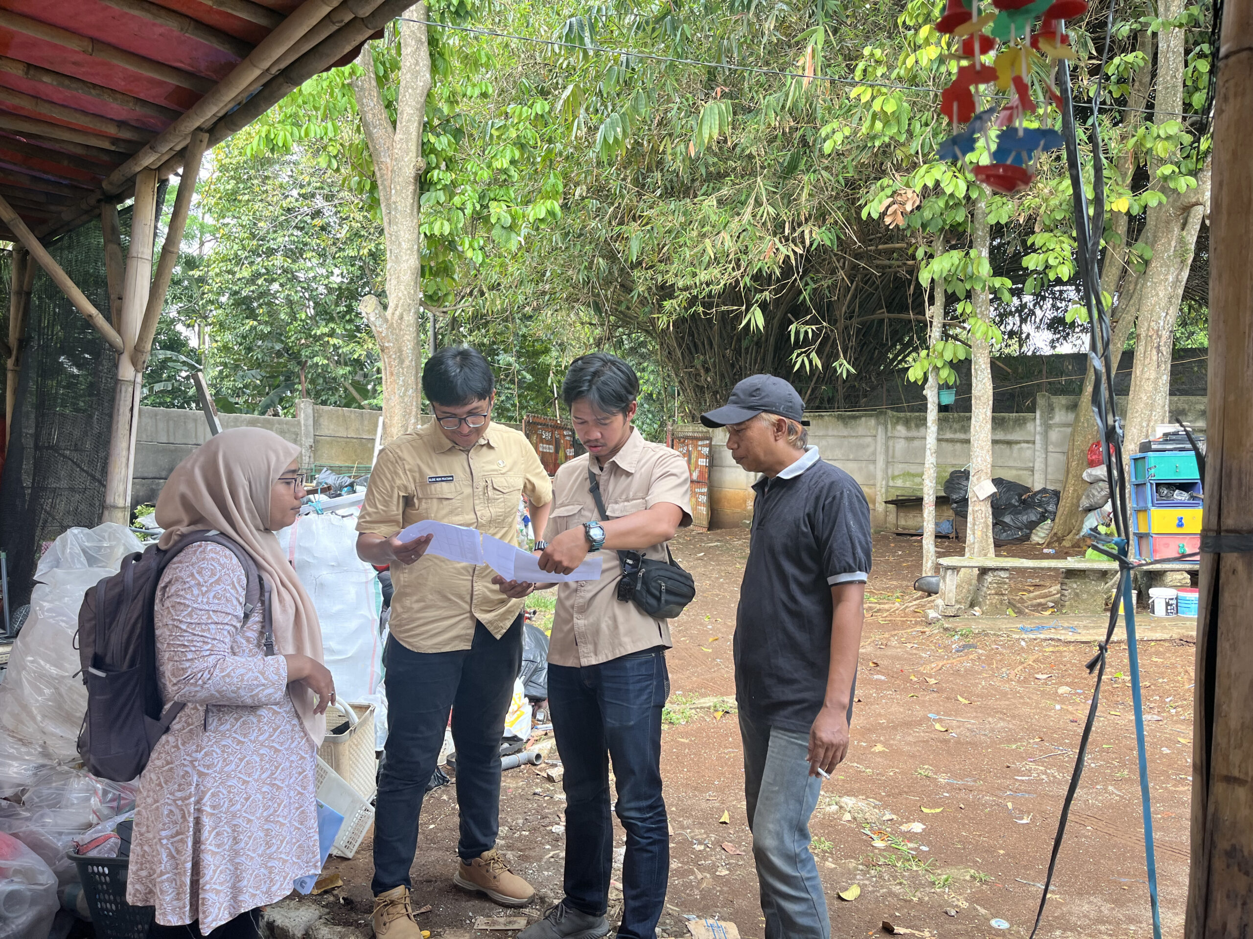 Kunjungan DLH Depok ke BSI Azzahra