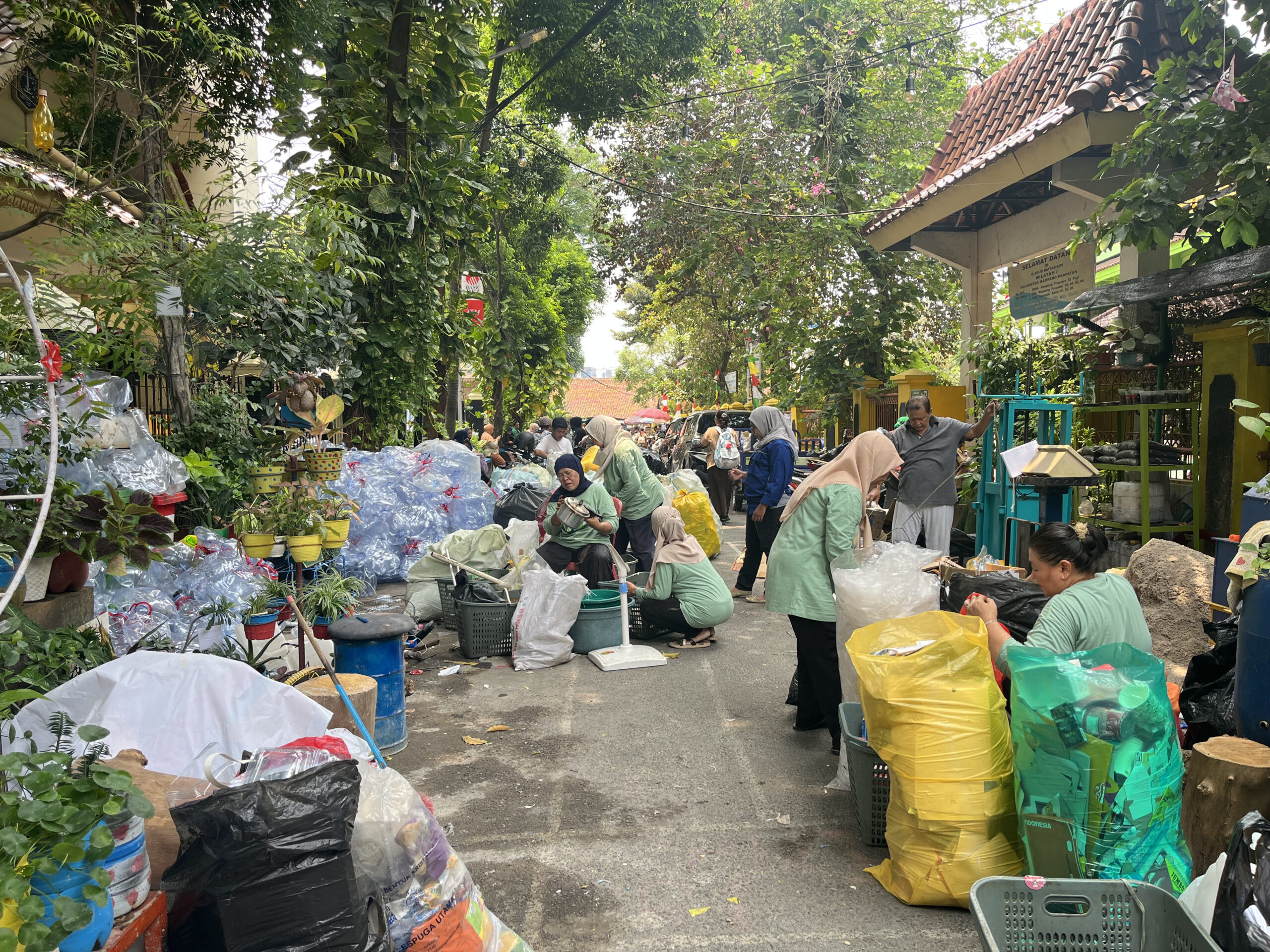 Kegiatan di Bank Sampah