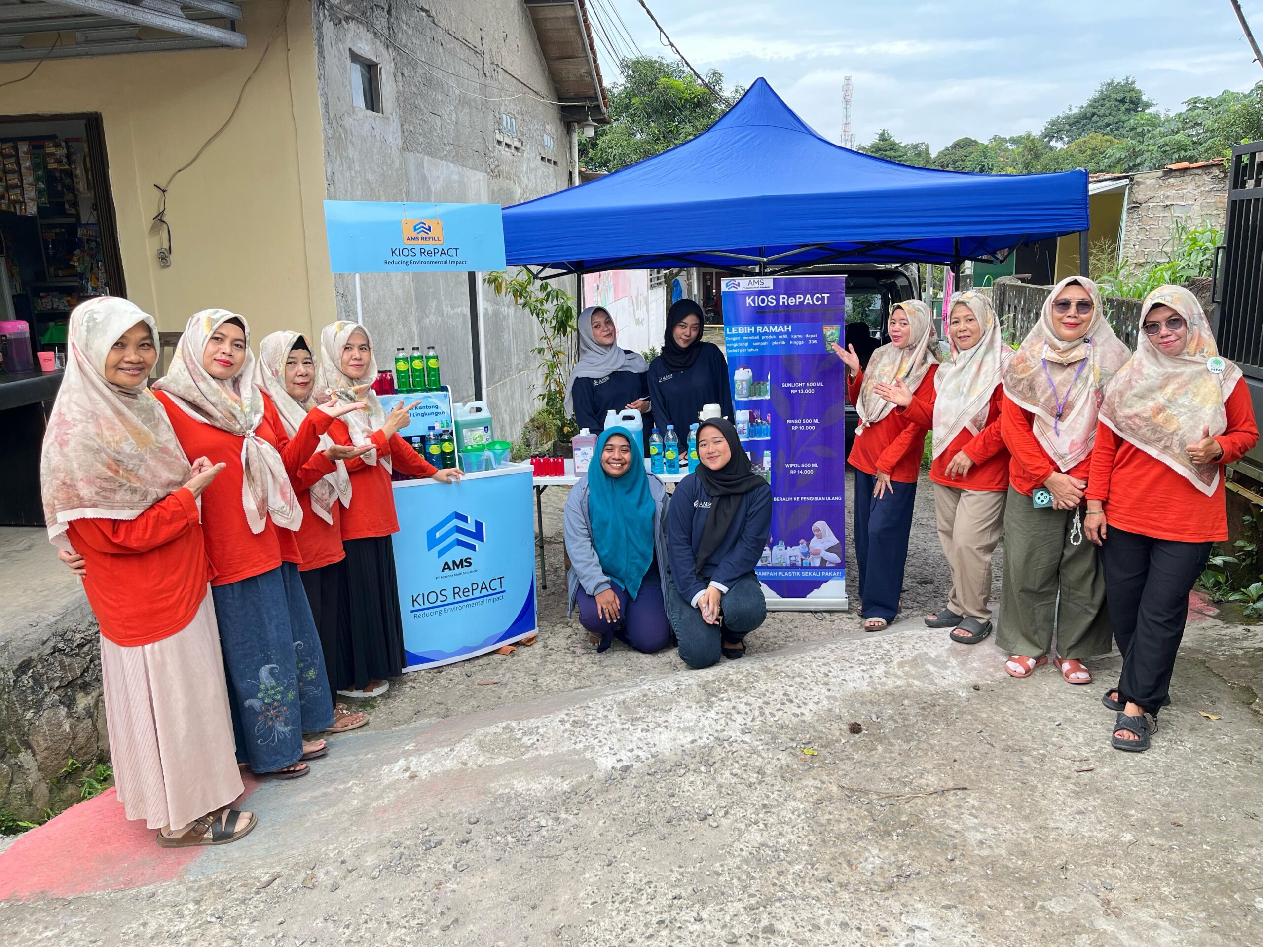 Refill Station di Bank Sampah 