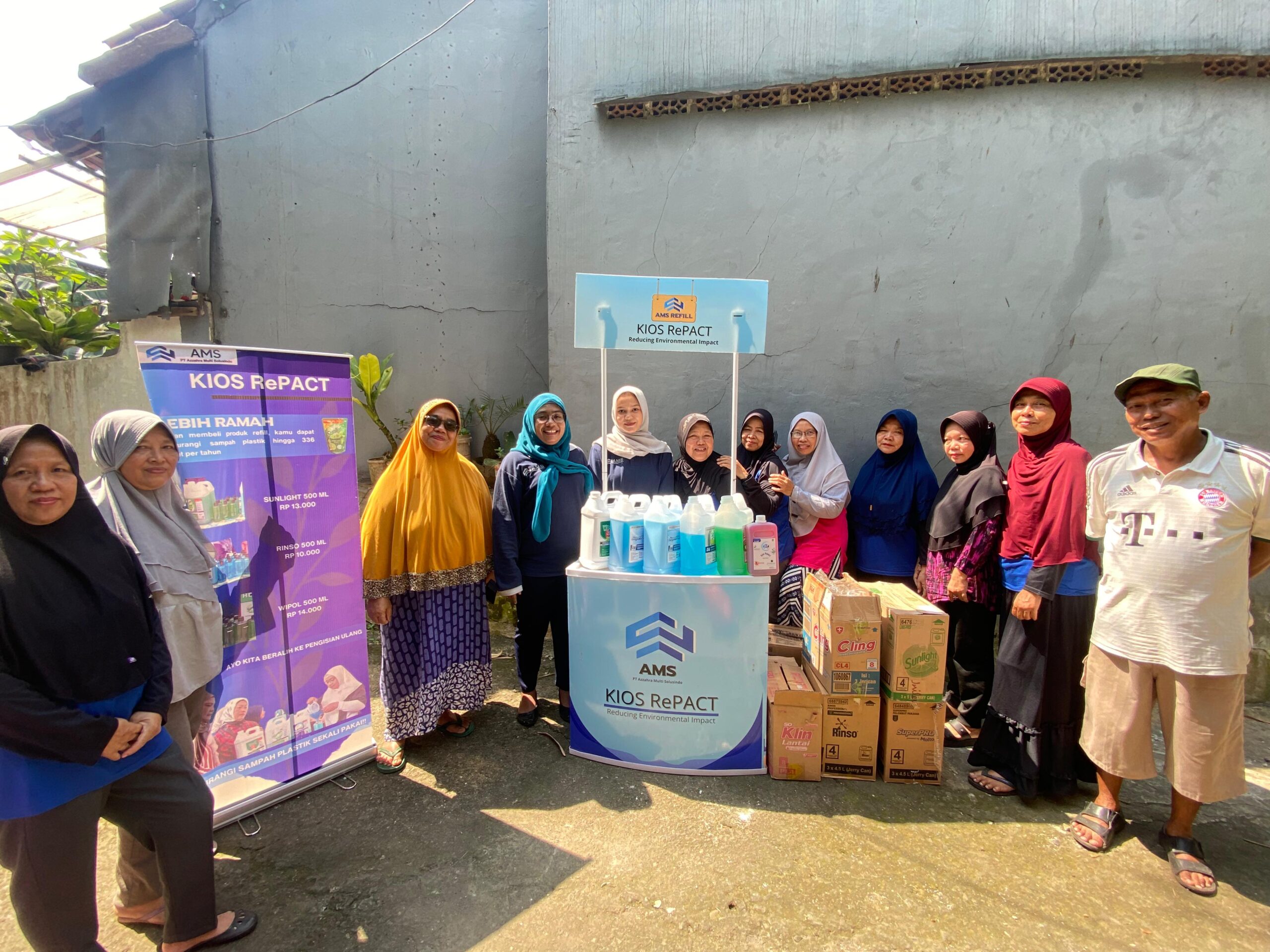Refill Station di Bank Sampah