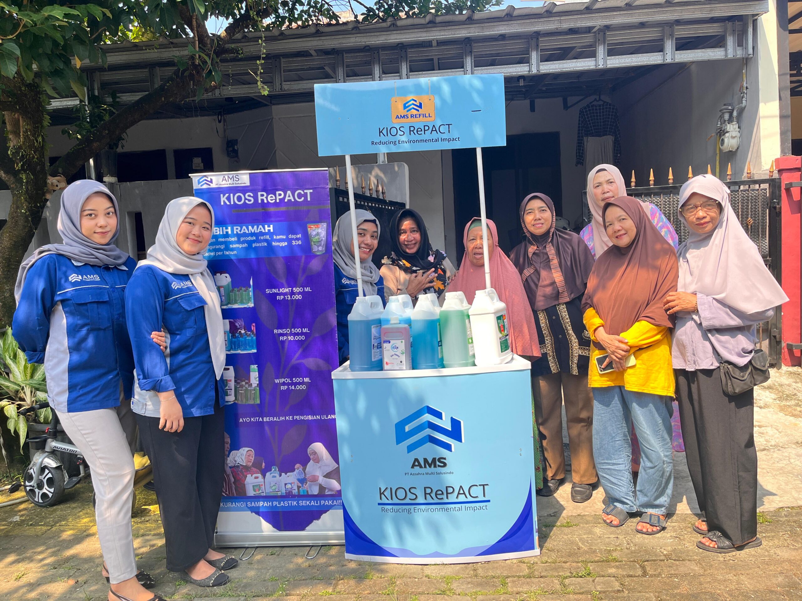 Refill Station di Bank Sampah