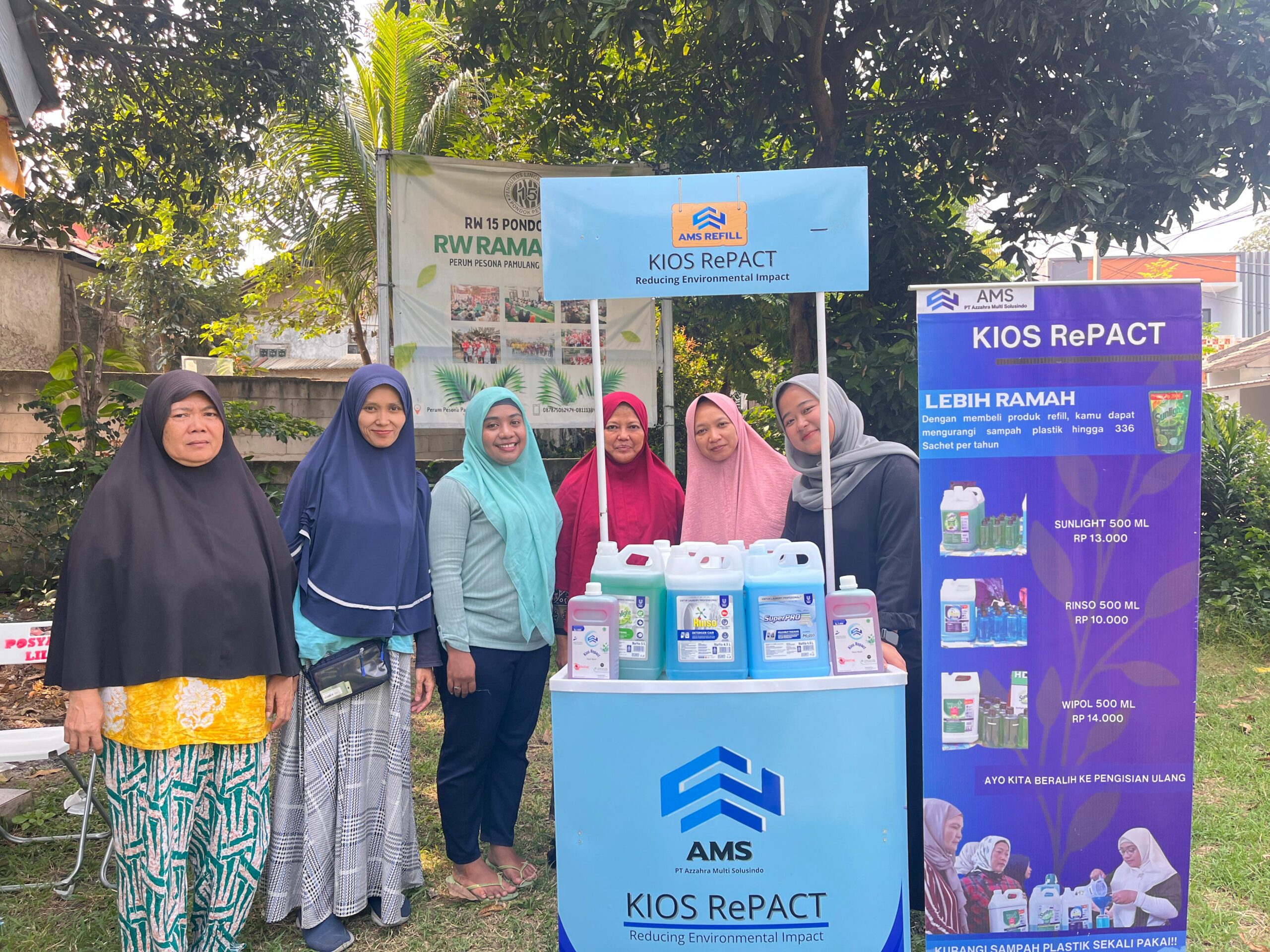 Refill Station di Bank Sampah