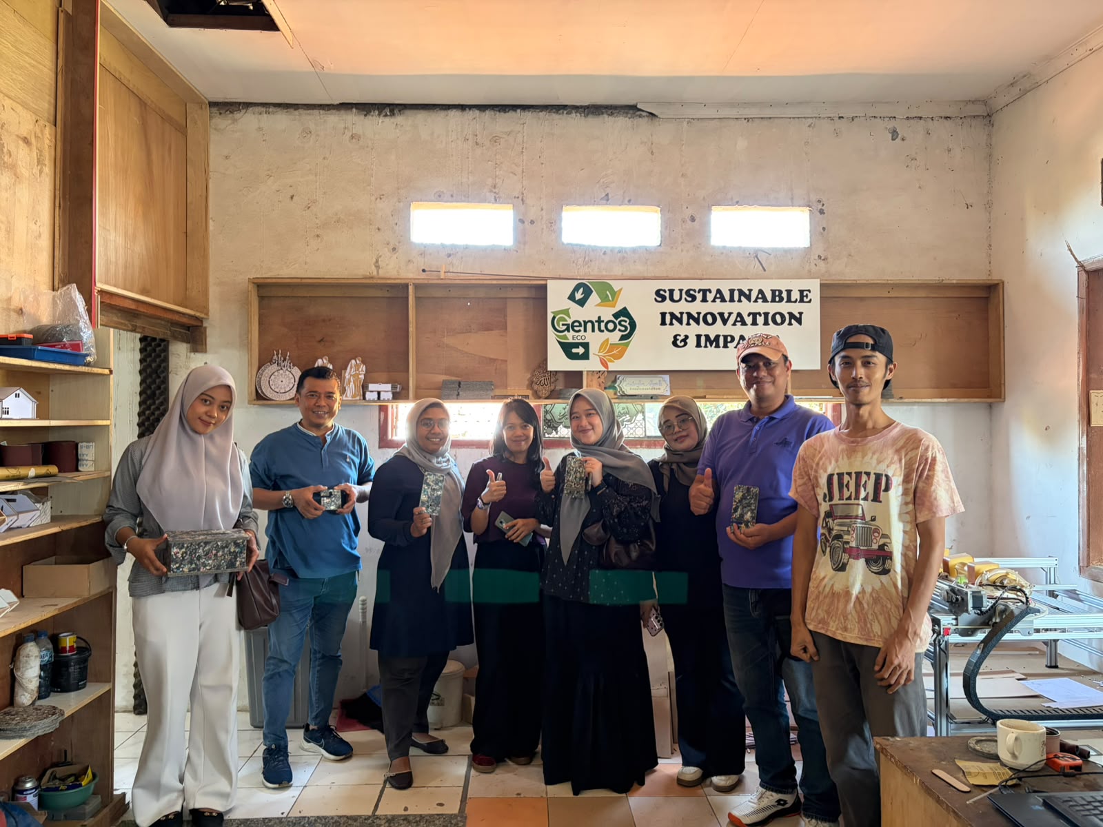 Kunjungan ke Gentos Eco